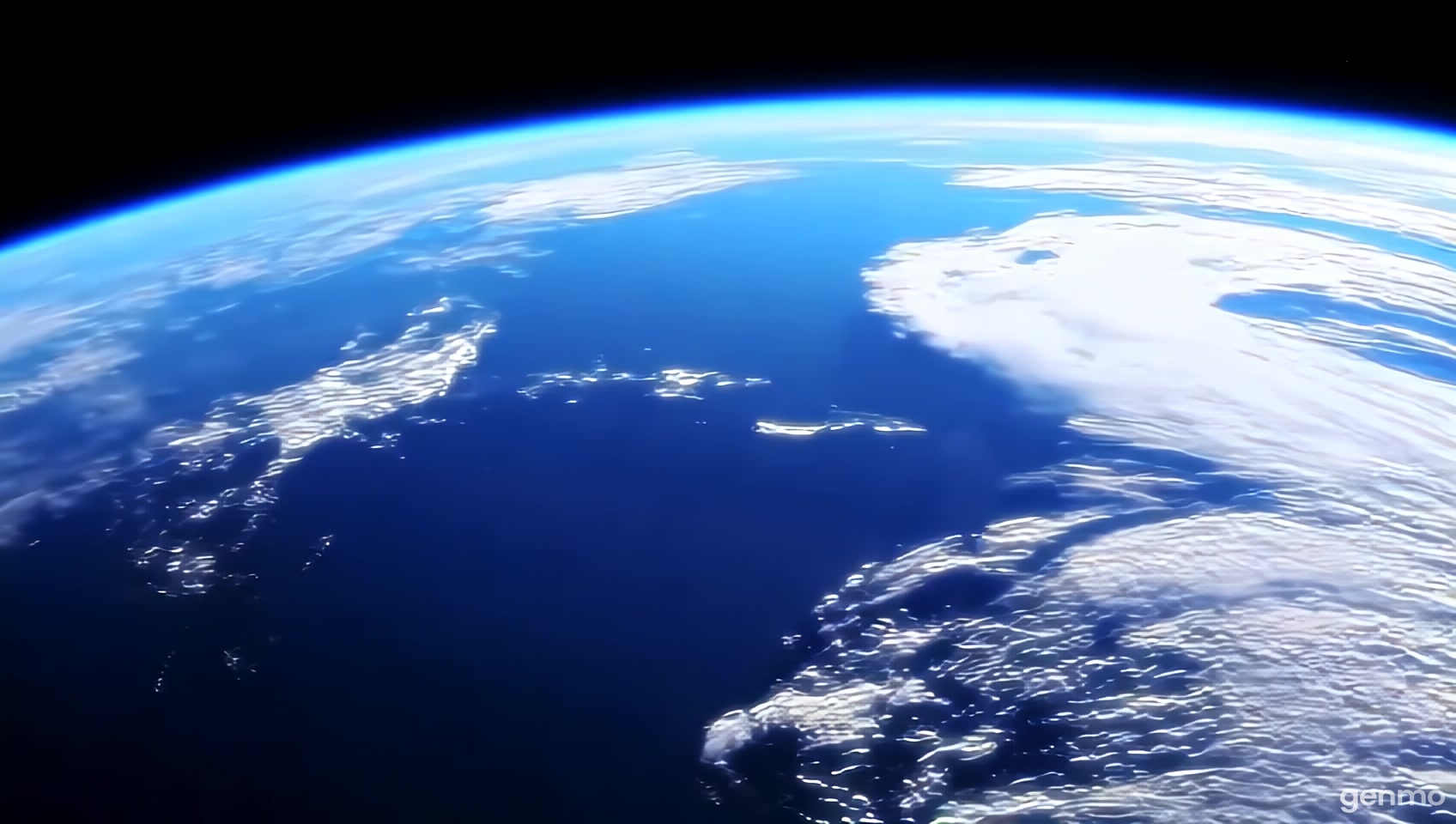 candid shot of a Planet from space