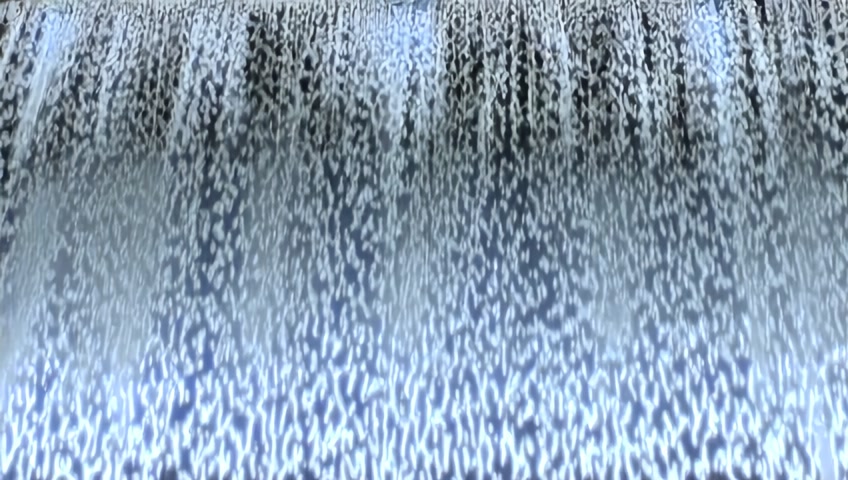 3d Water Falls Alpha Channel Looped Video