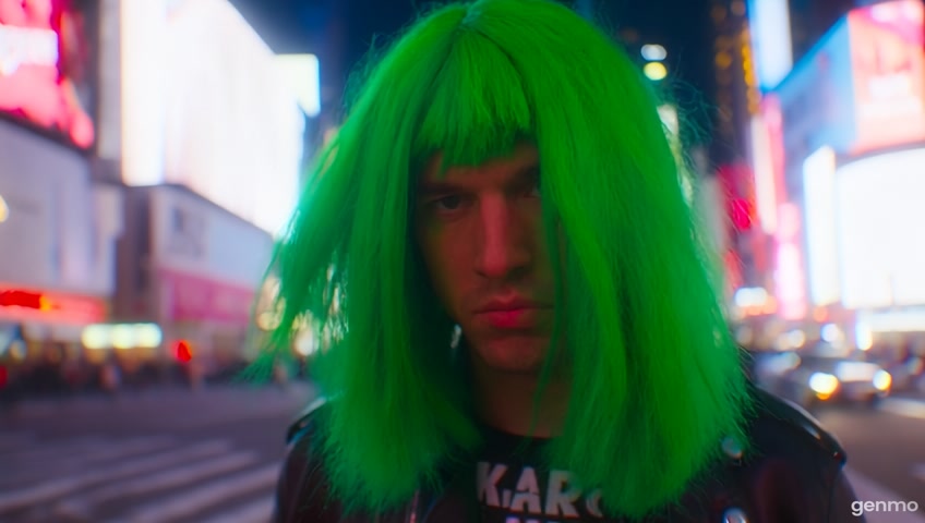Rajkumaar green hair