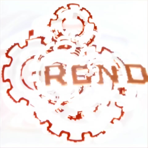 The gears rotate