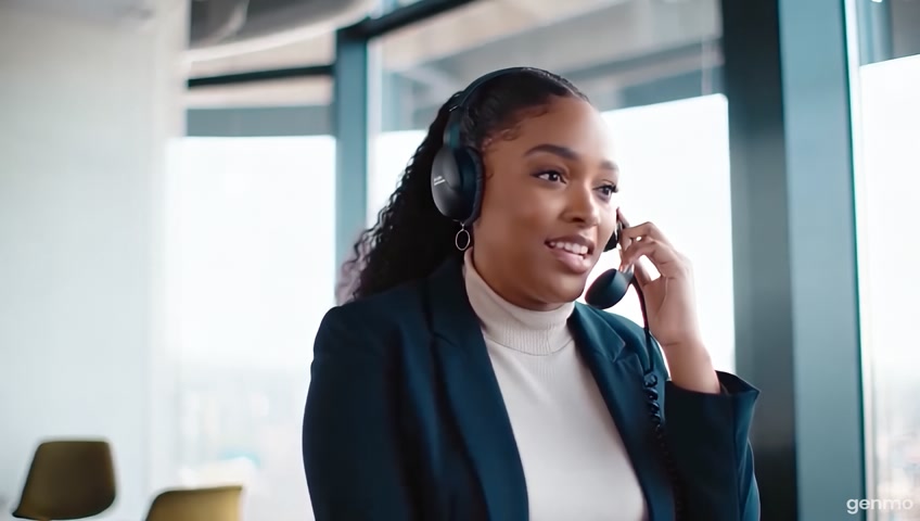 "Create a high-quality, engaging video ad for an AI-powered customer service chatbot designed for businesses. The ad should feature a professional yet modern aesthetic with smooth transitions and upbeat background music. Show a frustrated customer trying to contact support, waiting endlessly on hold. Then, introduce the AI chatbot—seamlessly handling customer inquiries, responding instantly, and providing 24/7 support. Highlight features like instant responses, multilingual support, and integration with existing systems. End with a call to action: 'Upgrade your customer service with AI. Try it today!' Use clean, futuristic animations, professional office settings, and diverse business owners benefiting from the chatbot