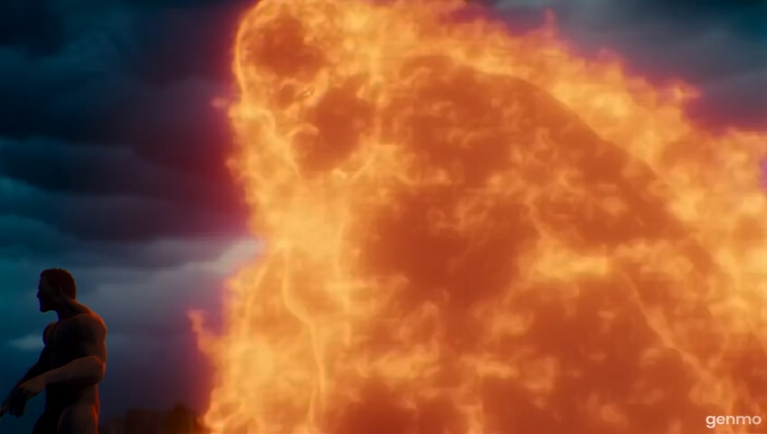THE  made of fire DEVIL NOT BOWING TO ADAM