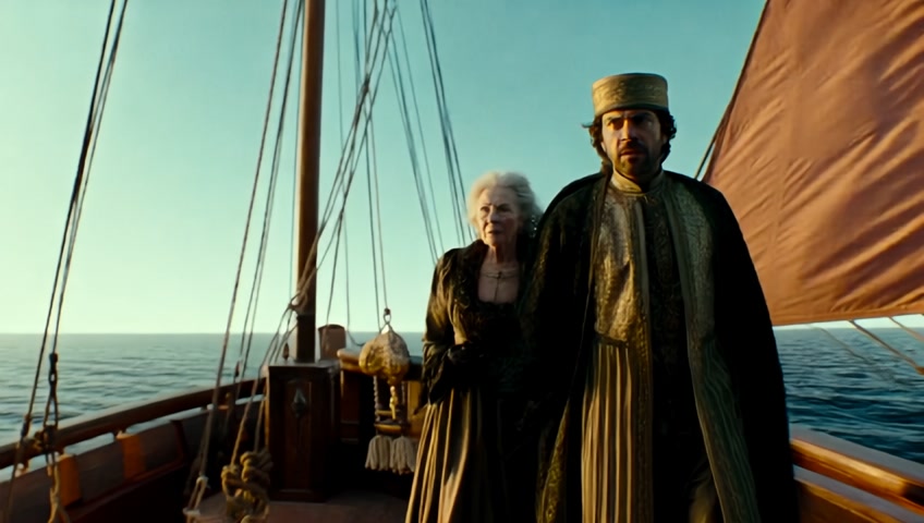16th century, an 18-year-old Arab prince is sent with his elderly mother to another province