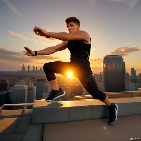 SLOW MOTION PARKOUR SPORT