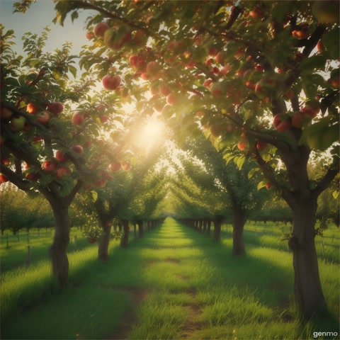 Apple garden