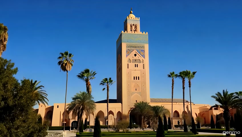 صومعة الكتبية بمراكش المملكة المغربية