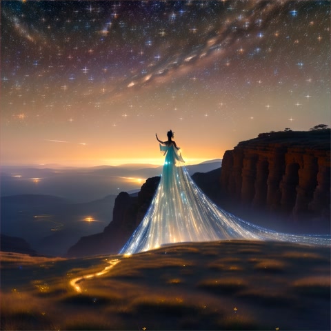 Light beings dance in the sky, returning ancient codes to humanity