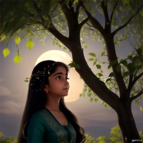 एक रात गाँव की एक छोटी बच्ची मीरा को सपना आया कि वह नीम के पेड़ के नीचे खड़ी है। पेड़ उससे फुसफुसा कर कह रहा था