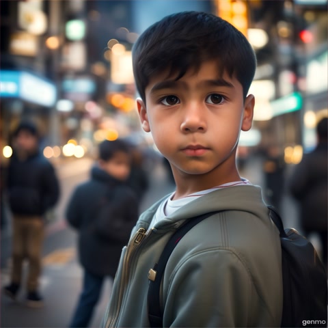 Boy head by society