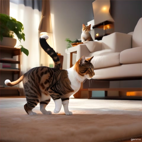 dancing cat u1djsa