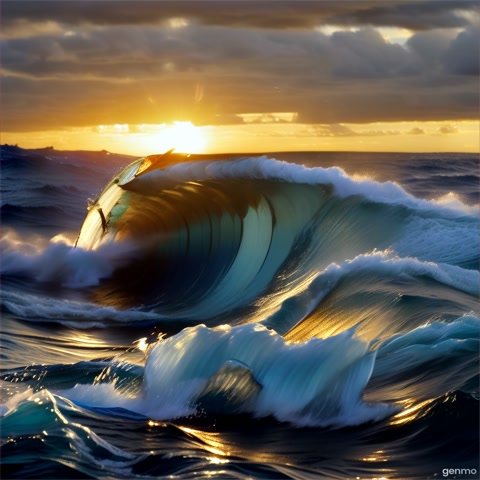 **Prompt:**  
"Ultra-realistic cinematic wide shot, golden hour sunset over a stormy ocean. Five weathered fishermen on a small wooden boat, straining together to haul an enormous, glistening blue marlin from turbulent waves. The fish is colossal (over 3 meters), scales shimmering with seawater, tail thrashing violently. Close-ups of their stunned faces: mouths agape, eyes wide with disbelief, sweat mixing with ocean spray. One man falls backward onto the deck in awe. Slow-motion capture of water droplets cascading from the fish’s fins. Background: distant seagulls circling, dramatic clouds painted orange and purple. Hyper-detailed 8K resolution, Canon EOS C700 cinematic lens, volumetric lighting, shallow depth of field. Style: National Geographic meets James Cameron realism, epic scale, raw emotion."

---

### Key elements this prompt includes:
1. **Scene Composition**  
   - Setting (golden hour ocean + boat), character details (weathered fishermen, diverse expressions), and dynamic action (hauling/thrashing).

2. **Emotional Beats**  
   - Explicit cues: "stunned faces," "mouths agape," "falling backward in awe" to emphasize shock.

3. **Technical Specs**  
   - Camera/lighting references (Canon EOS C700, volumetric light), resolution (8K), effects (slow-mo, shallow depth).

4. **Style Guidance**  
   - "National Geographic meets James Cameron" sets realism + grandeur expectations.

5. **Vivid Visual Anchors**  
   - Size reference (3-meter fish), colors (glistening blue scales, orange-purple clouds), and textures (wooden boat, seawater spray).