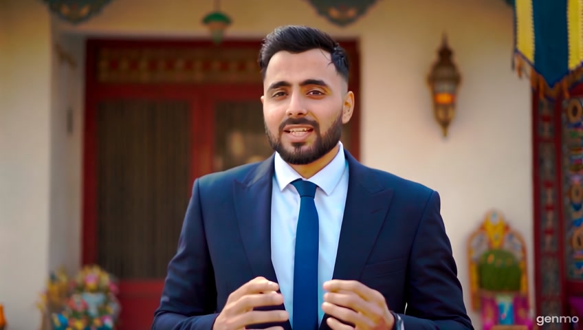 Objective: Create a video featuring a man delivering a personalized message in the Satafiyah dialect to promote cultural identity.
Audience: Members of the Satafiyah community and individuals interested in Algerian regional dialects and culture.
Description: A man dressed in a formal suit standing confidently outdoors in a traditional Algerian setting. He speaks directly to the camera, saying "My name is Steral Rahman. We are the Satafiyah family. Our heads are tough, and we love shisha." The background includes elements of Satafiyah cultural symbols and a lively local atmosphere. His speech is in the Satafiyah dialect, with expressive gestures and engaging facial expressions.
Style: Natural lighting with close-up and mid-shot angles to capture facial expressions and gestures. Warm, authentic, and culturally respectful tone with a focus on clarity and personality.
Technical: 30 seconds duration, 16:9 aspect ratio, Full HD resolution, optimized for social media sharing