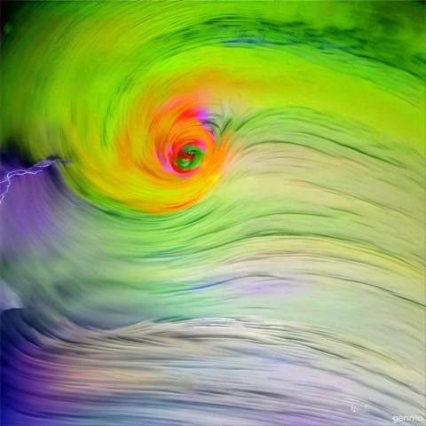 the storm is spinning slowly very slowly