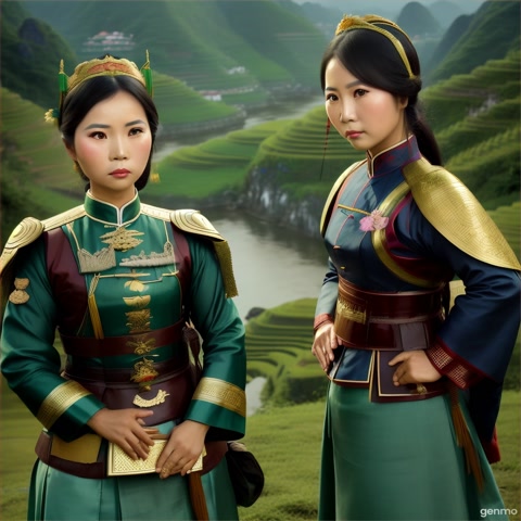 video hai bà trưng trước khi ra trận đứng đọc lời thề trước ba quân tướng sĩ dài khoản 50 giây
