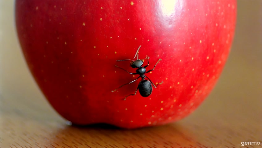 درباره سیبی که مورچه میخورد