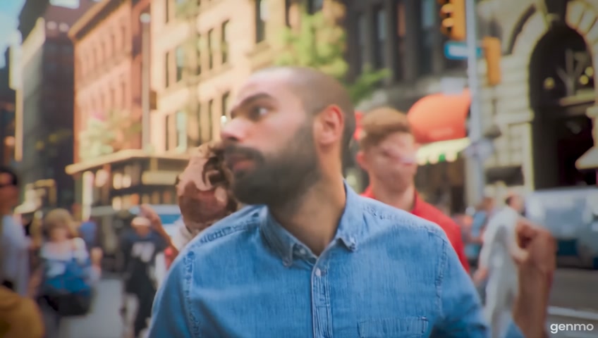انا فيديو رجل يرقص في الشارع ويقول احا
