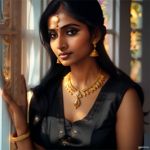 Beautiful kerala girl wearing black bra