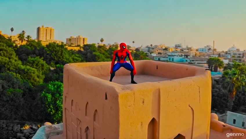 Spider man in salalah oman