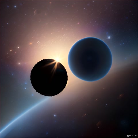 K2-18b orbiting its star within a "habitable zone" graphic.