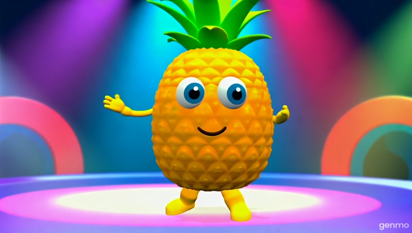 pineapple is dancing