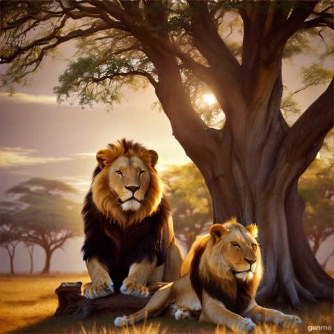Lion and oldman kahani