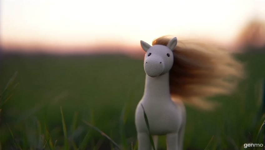 Generar video de un bebe montado en un caballo
