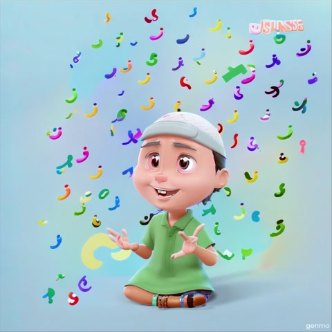 Kids cartoon body motion
