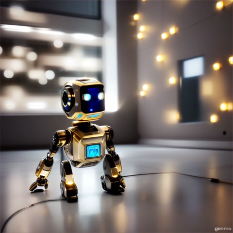 fais moi un petit robot mignon qui danse