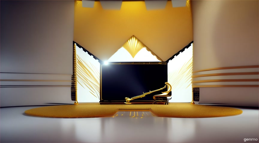 One by one, the cassettes start fast-forwarding themselves into oblivion. Their tuxedos collapse on the ground like deflated balloons. The room folds inward like a pop-up book. A final cassette, gold and cracked, looks into the camera and slowly presses its own eject button. Suddenly, silence. The ballroom is empty. Only the saxophone plays a single wet spaghetti note as the credits begin to melt down the wall.