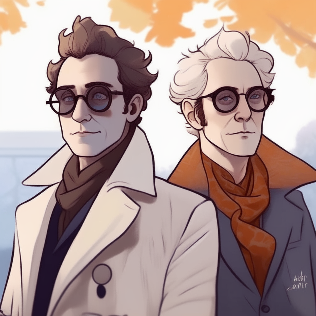 Crowley and Aziraphale from good omens been a  couple 