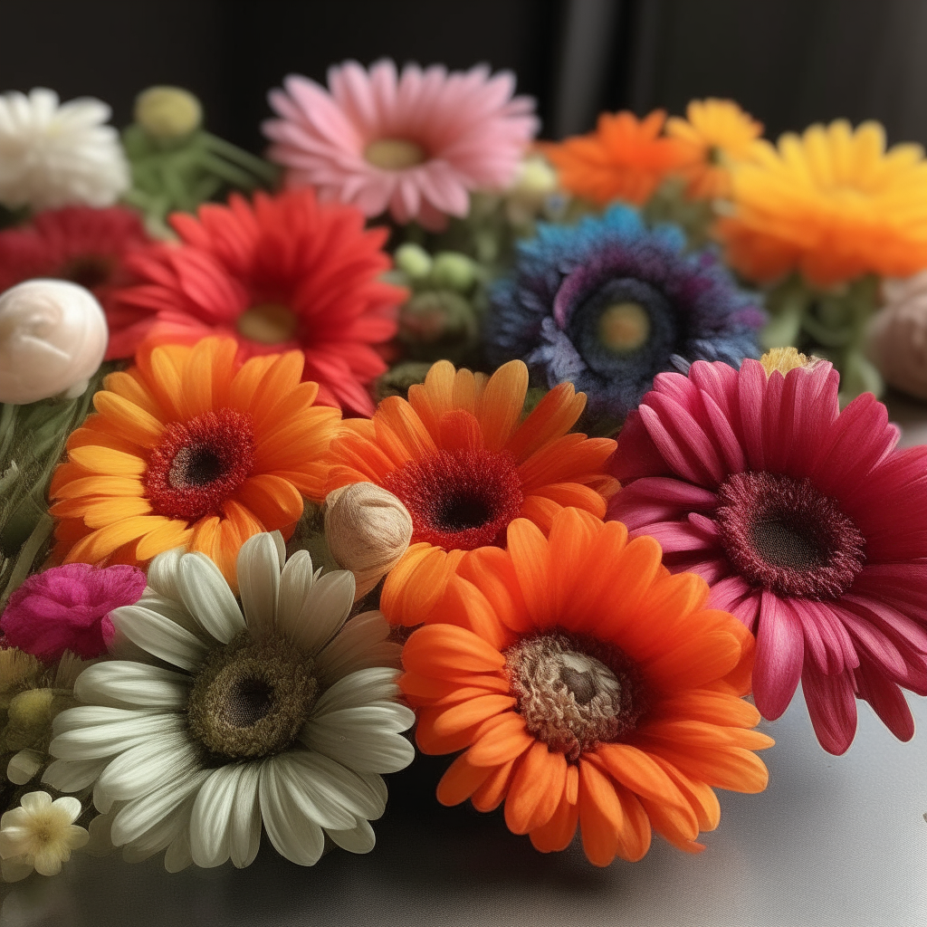 Dragócitos con flores