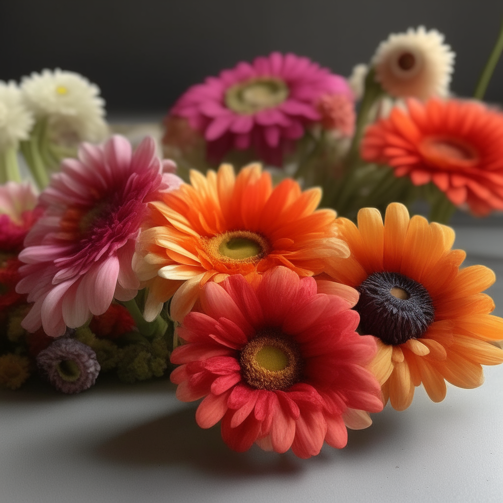 Dragócitos con flores