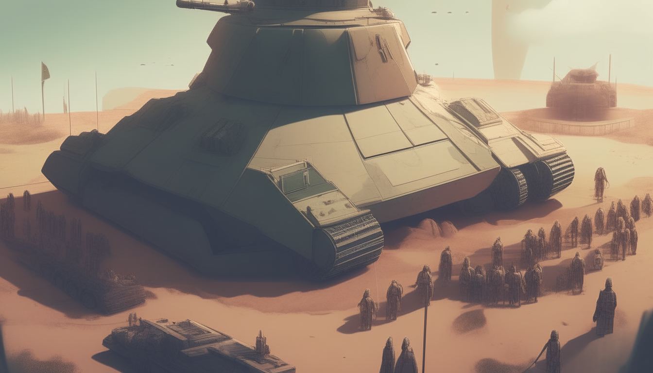 i want u to add tanks surrounding it