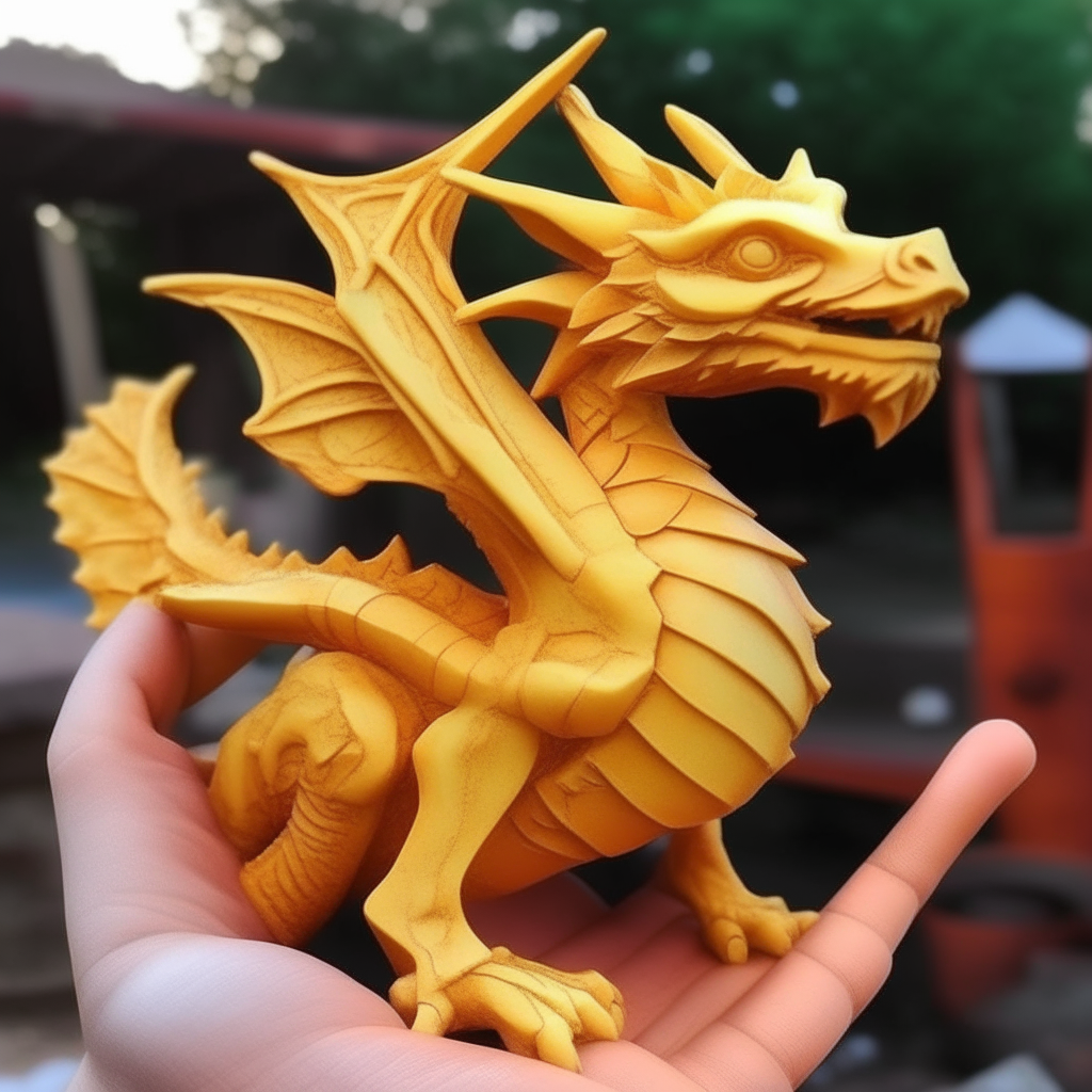 Dragoncito besando estrella