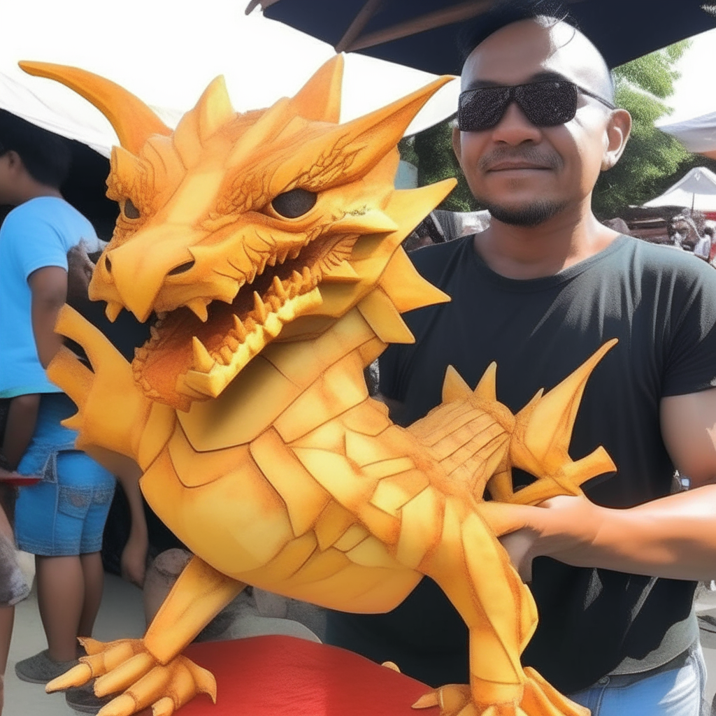 Dragoncito besando estrella