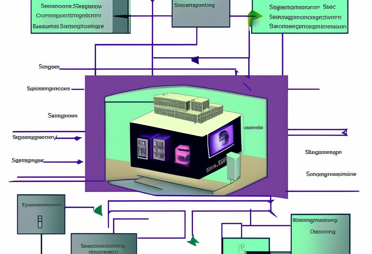 A modern streaming media steganography detection platform diagram. A rectangular frame containing labeled components.