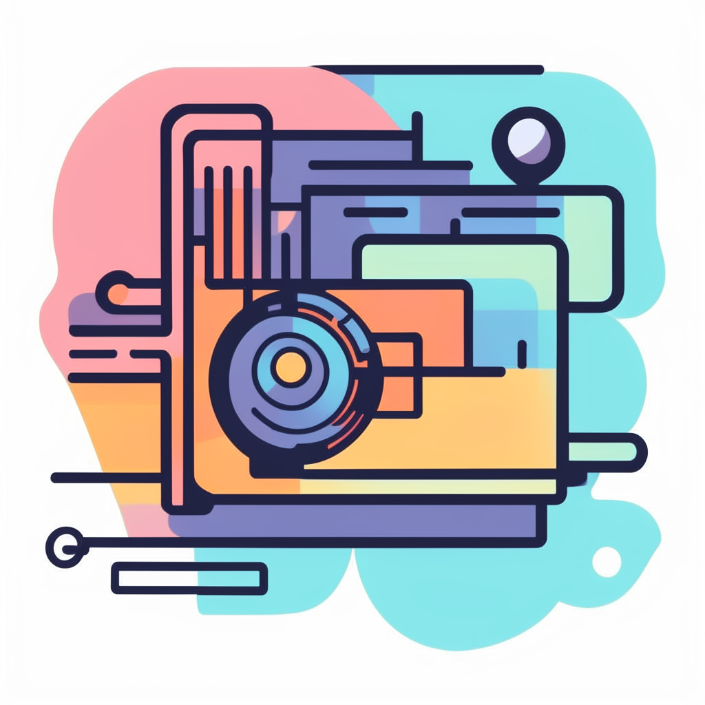 A stylized algorithm detection engine icon