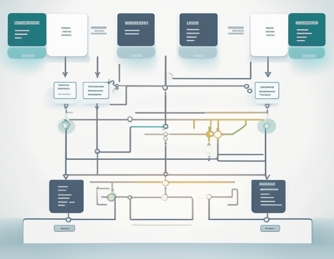 Flow chart layout with symbolic elements for input, processing routines, output and feedback loops in the inspection system.