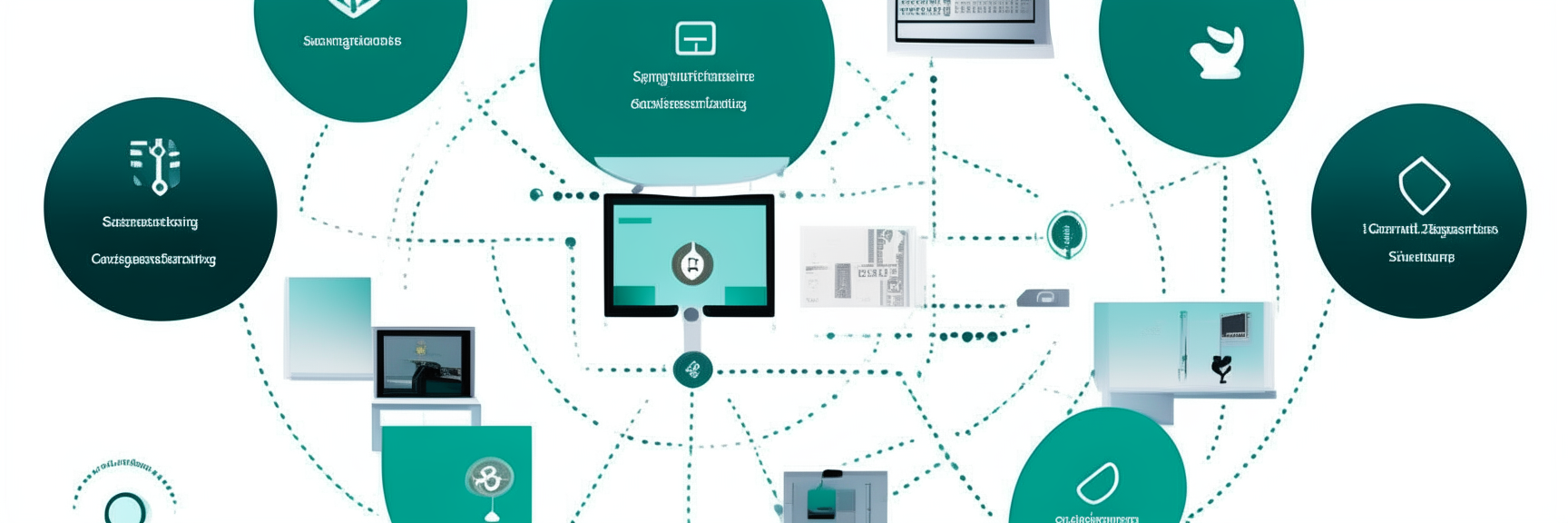 A diagram showing the main components of a streaming media steganography platform. Icons represent the interface, encoding/decoding tools, database and settings. Arrows show data and process flows in a minimalist style.