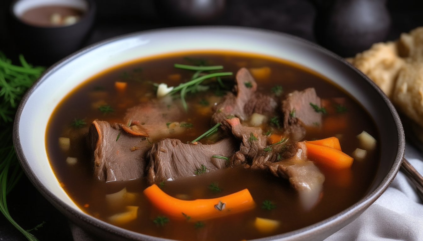 Instant Pot pressure cooking venison soup