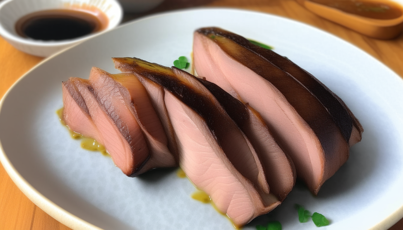 Duck breast scored and seared in Instant Pot