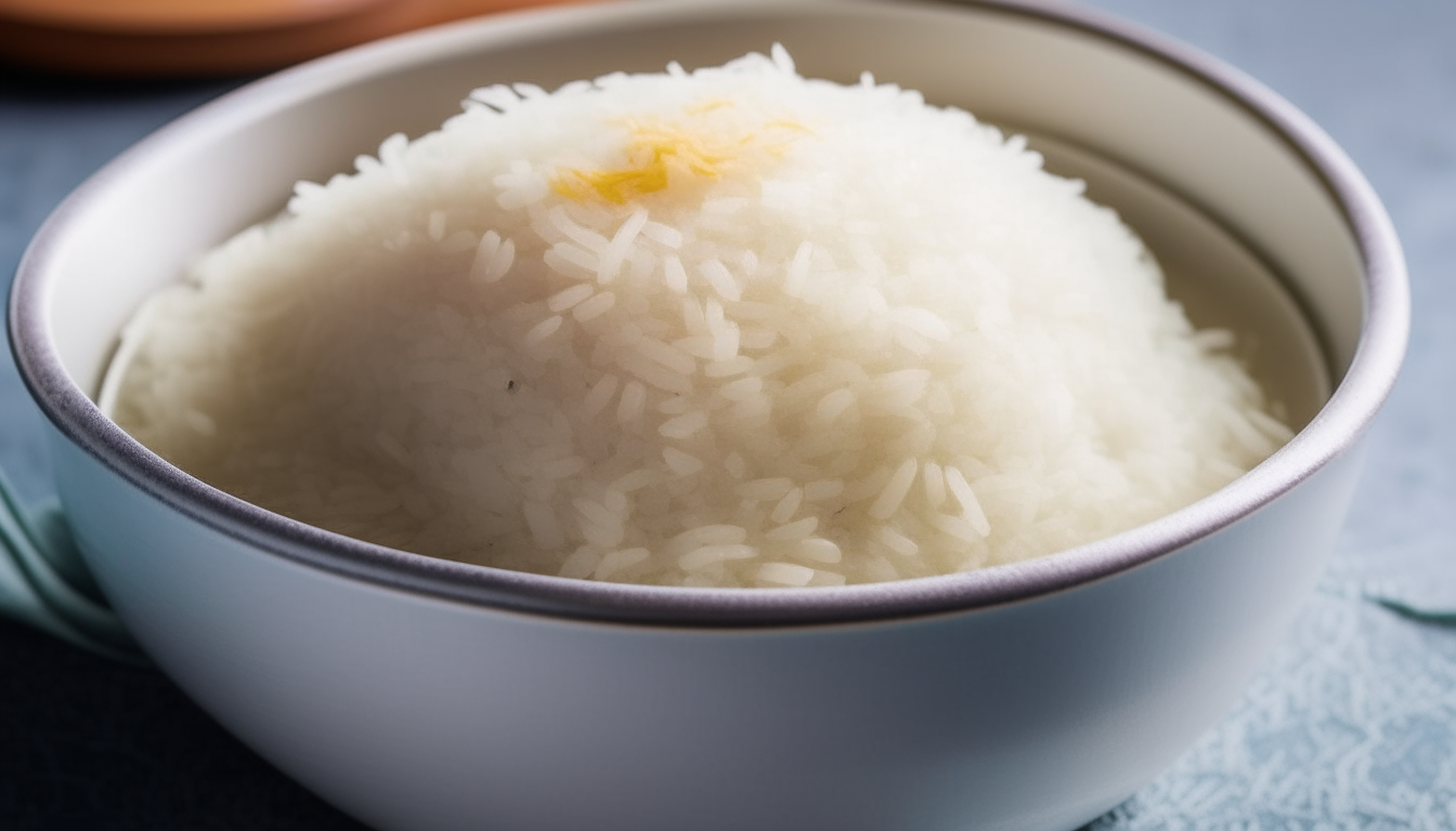 Rice cooked using Instant Pot setting