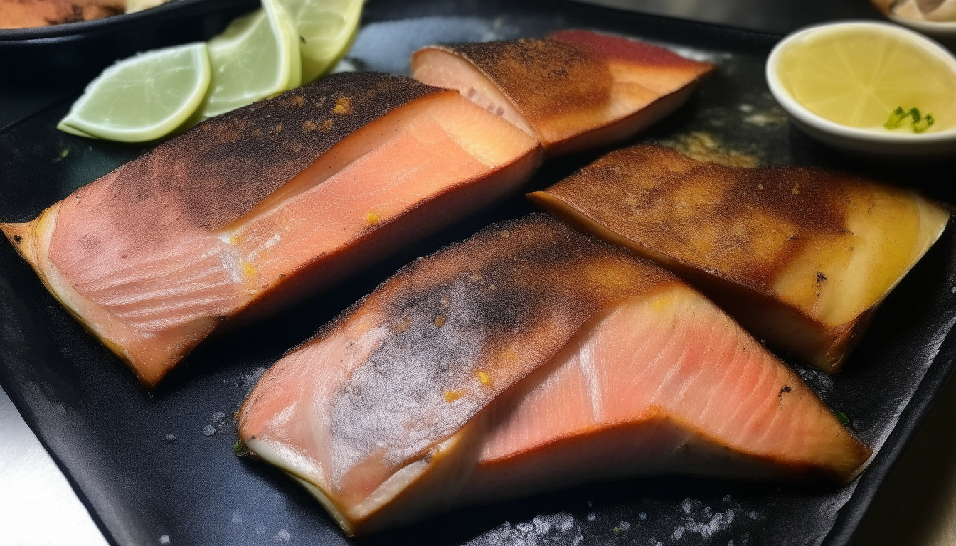 Mahi Mahi fillets seasoned and seared