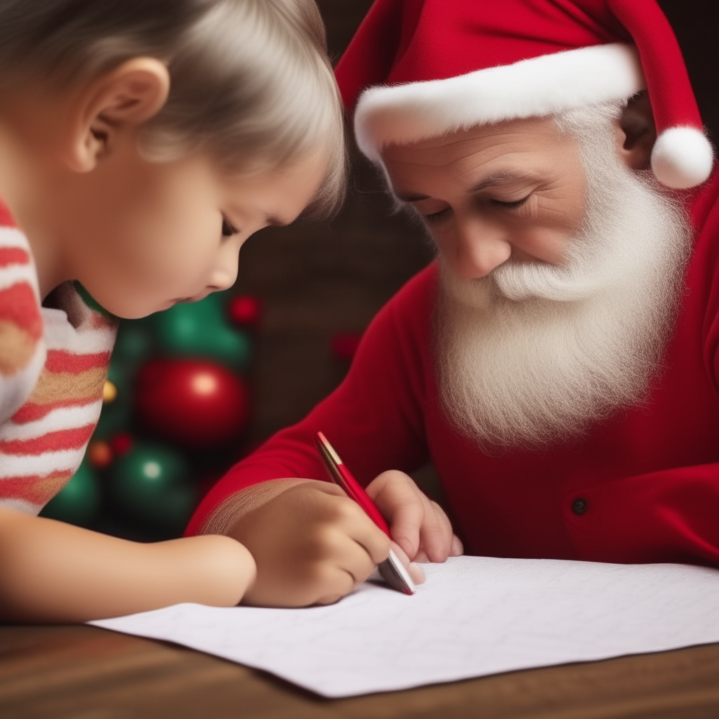 carta para que los niños escriban a Papá Noel lo que quieren recibir como regalo