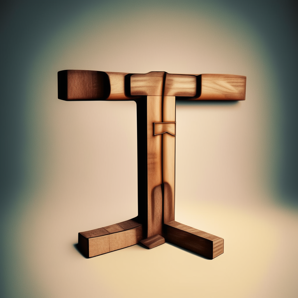 it's not a cross. it's the letter "T"