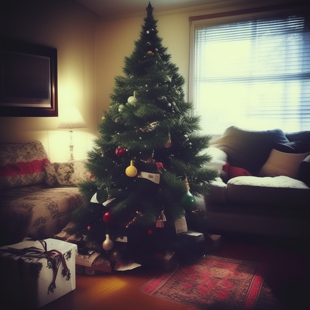 Nothing ever seems too bad, too hard or too sad when you've got a Christmas tree in the living room.