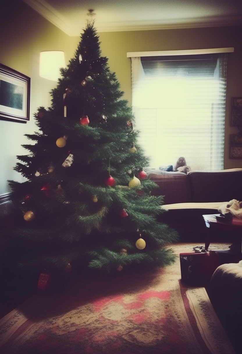 Nothing ever seems too bad, too hard or too sad when you've got a Christmas tree in the living room.
