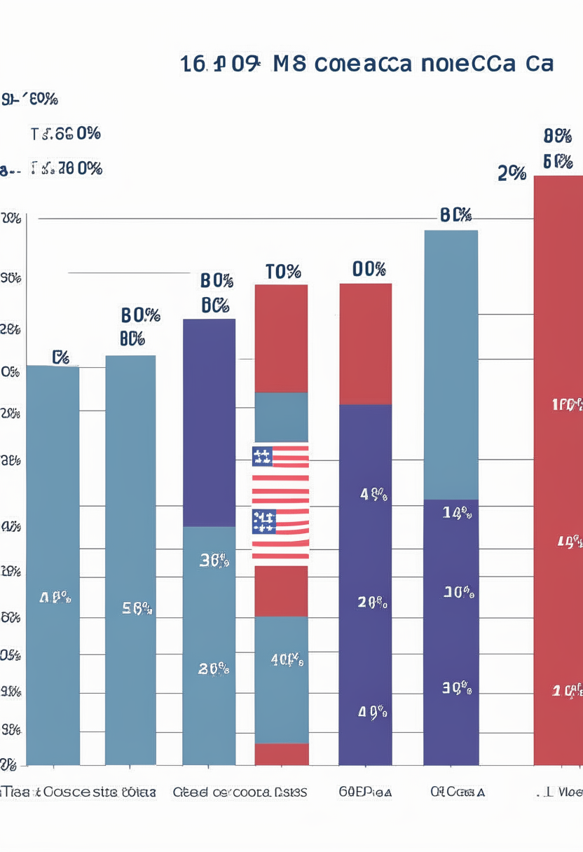a vertical bar graph comparing the percentage of internet users in 1999 in the US, Canada and Mexico