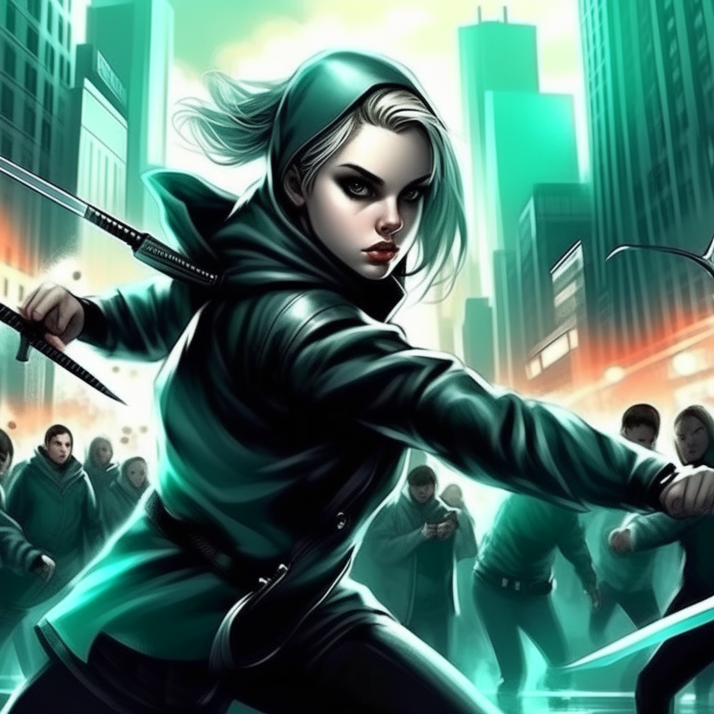 Many people are fighting intense and killing in the city