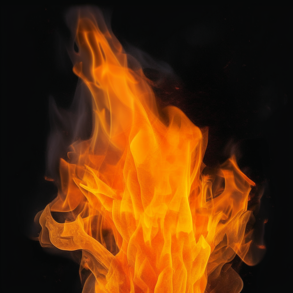 Create Aiiea Image of a Blazing Flame
